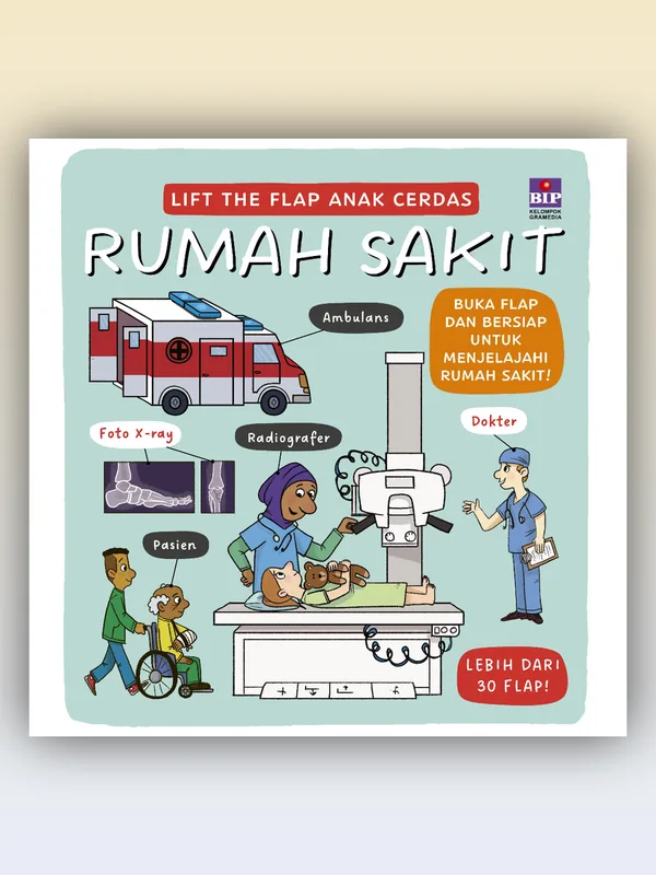 Sampul buku Lift the Flap Anak Cerdas: Rumah Sakit