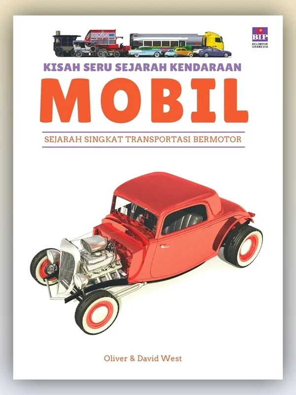 Sampul buku Kisah Seru Sejarah Kendaraan: Mobil