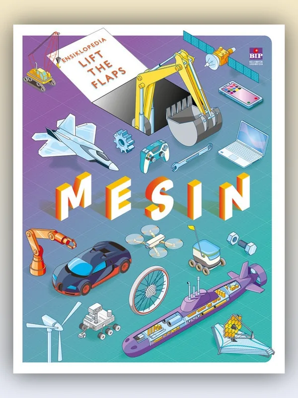 Sampul buku Ensiklopedia Lift the Flaps: Mesin