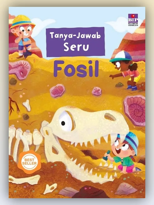 Sampul buku Tanya Jawab Seru tentang Fosil
