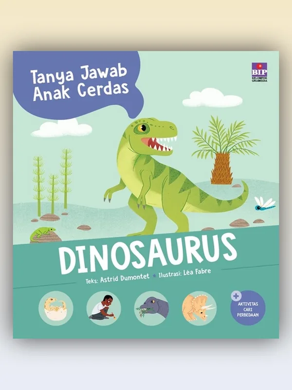 Sampul buku Tanya Jawab Anak Cerdas Dinosaurus