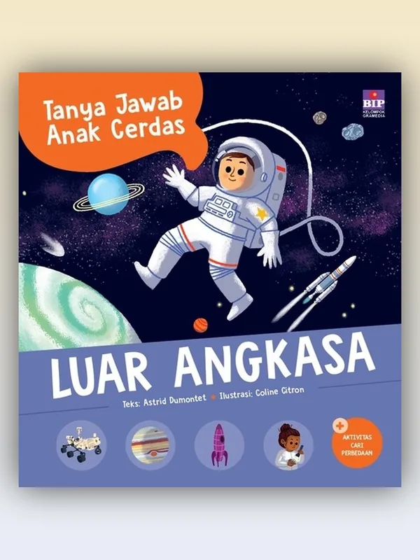 Sampul buku Tanya Jawab Anak Cerdas Luar Angkasa