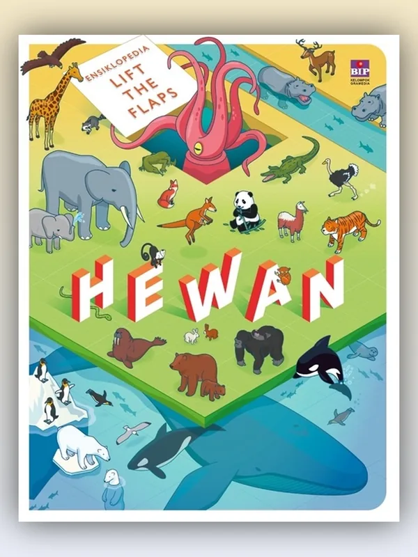 Sampul buku Ensiklopedia Lift the Flap: Hewan