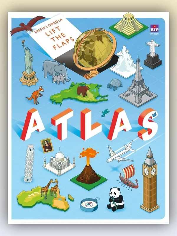 Sampul buku Ensiklopedia Lift the Flap: Atlas