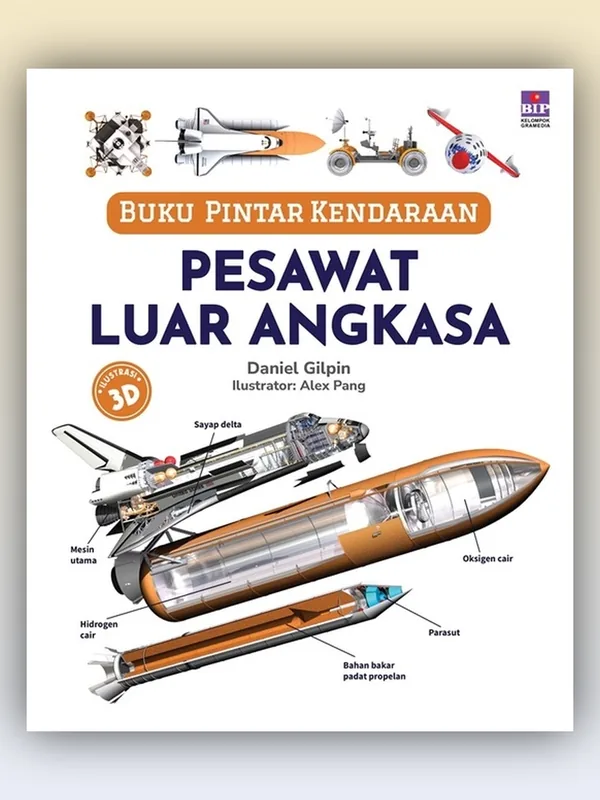 Sampul buku Buku Pintar Kendaraan: Pesawat Luar Angkasa