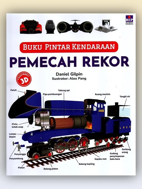 Sampul buku Buku Pintar Kendaraan: Pemecah Rekor