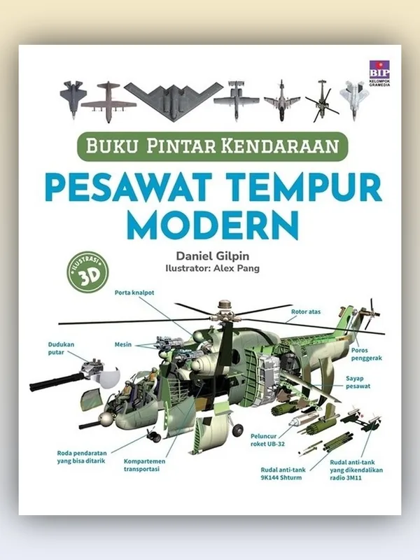 Sampul buku Buku Pintar Kendaraan: Pesawat Tempur Modern