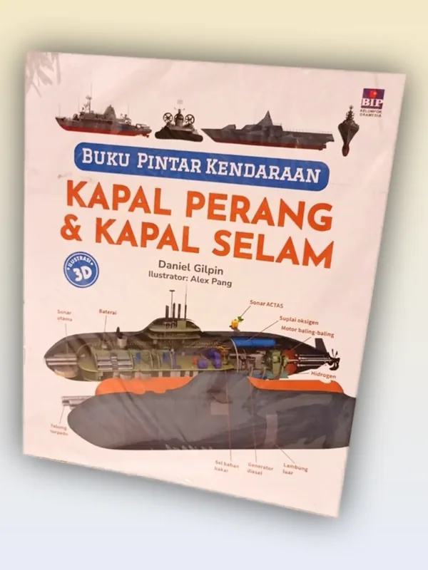 Sampul buku Buku Pintar Kendaraan: Kapal Perang & Kapal Selam