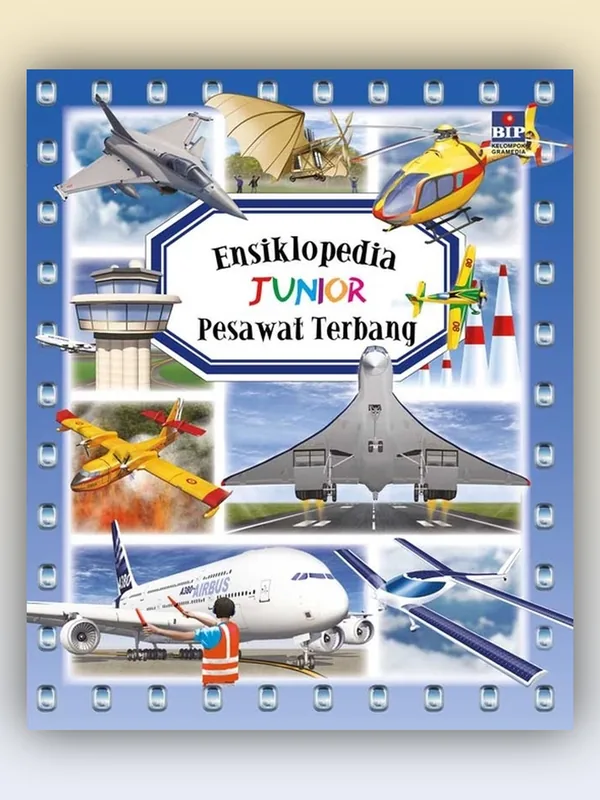 Sampul buku Ensiklopedia Junior: Pesawat Terbang