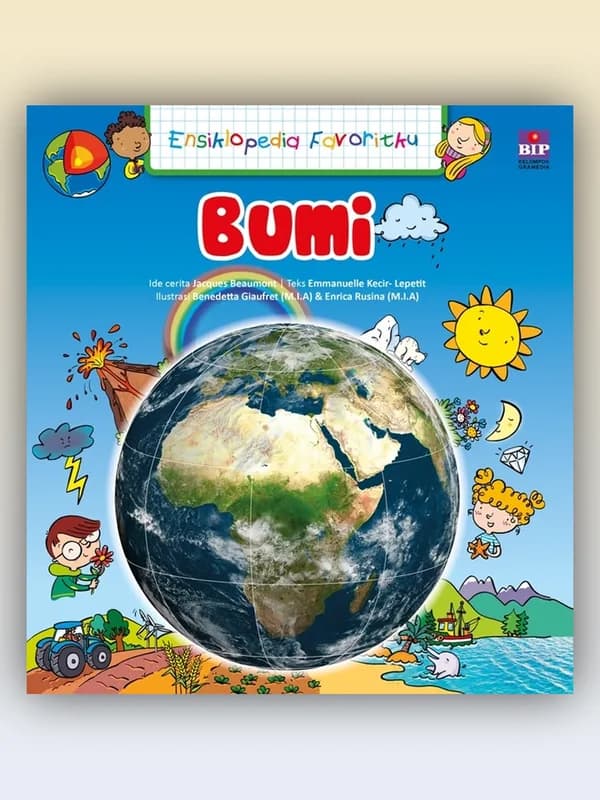Sampul buku Ensiklopedia Favoritku: Bumi
