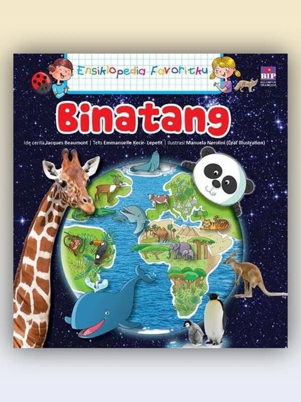 Sampul buku Ensiklopedia Favoritku: Binatang