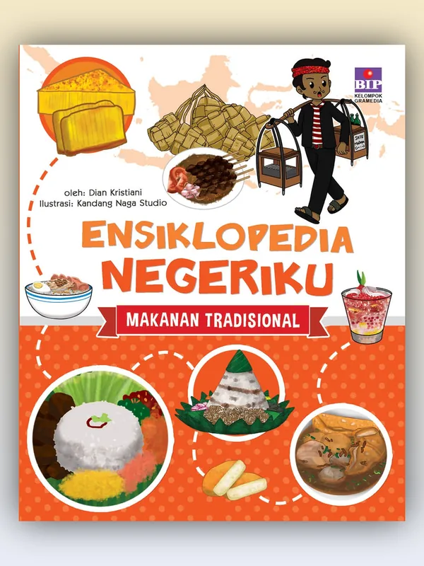 Sampul buku Ensiklopedia Negeriku Makanan Tradisional