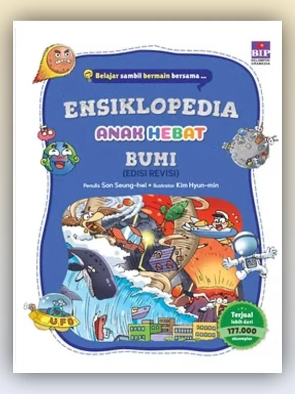 Sampul buku Ensiklopedia Anak Hebat: Bumi