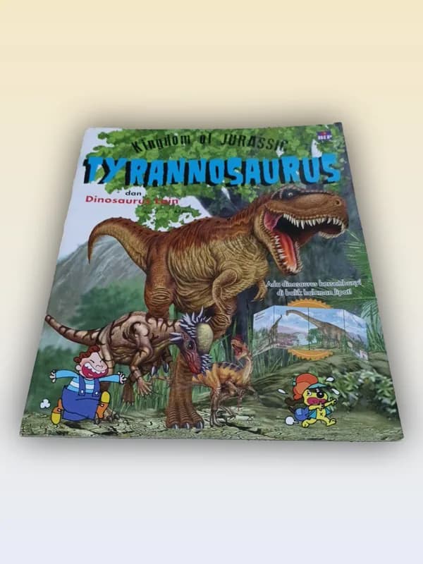 Sampul buku Kingdom of Jurassic: Tyrannosaurus dan Dinosaurus Lain