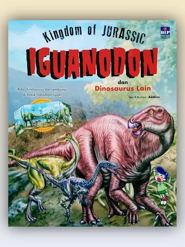 Sampul buku Kingdom of Jurassic : Iguanodon dan Dinosaurus Lain
