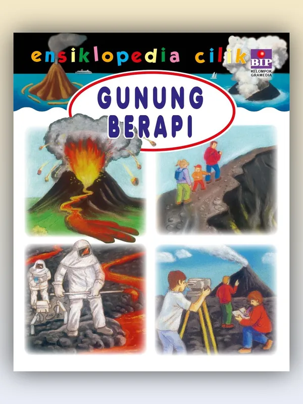 Sampul buku Seri Ensiklopedia Cilik: Gunung Berapi