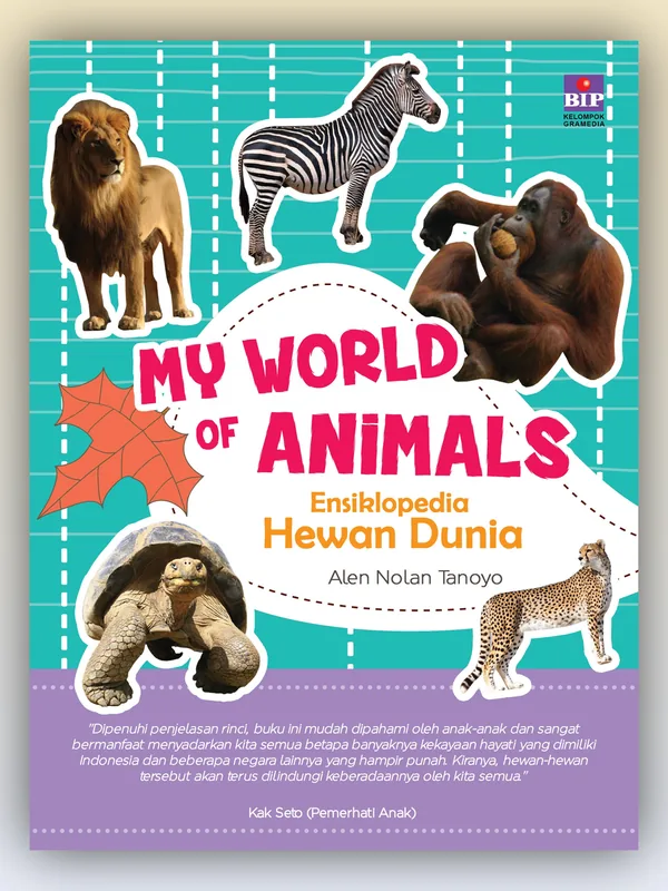 Sampul buku My World of Animals: Ensiklopedia Hewan Dunia