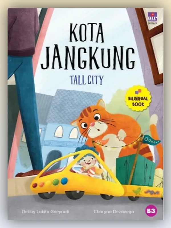 Sampul buku Kota Jangkung (Tall City)