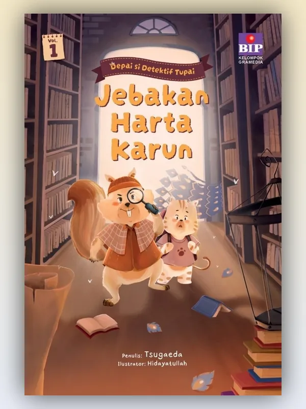 Sampul buku Depai Si Detektif Tupai: Jebakan Harta Karun
