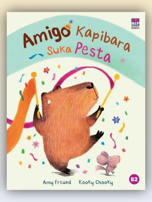 Sampul buku Amigo Kapibara Suka Pesta