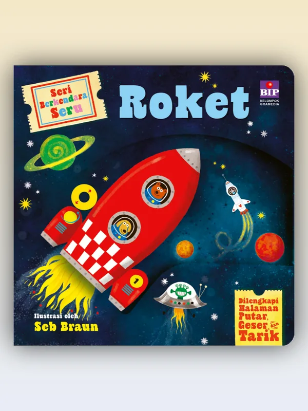 Sampul buku Seri Berkendara Seru: Roket