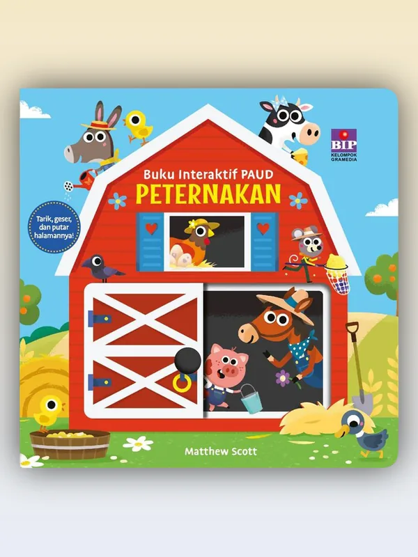Sampul buku Buku Interaktif PAUD: Peternakan