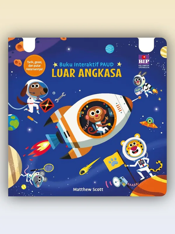 Sampul buku Buku Interaktif PAUD: Luar Angkasa