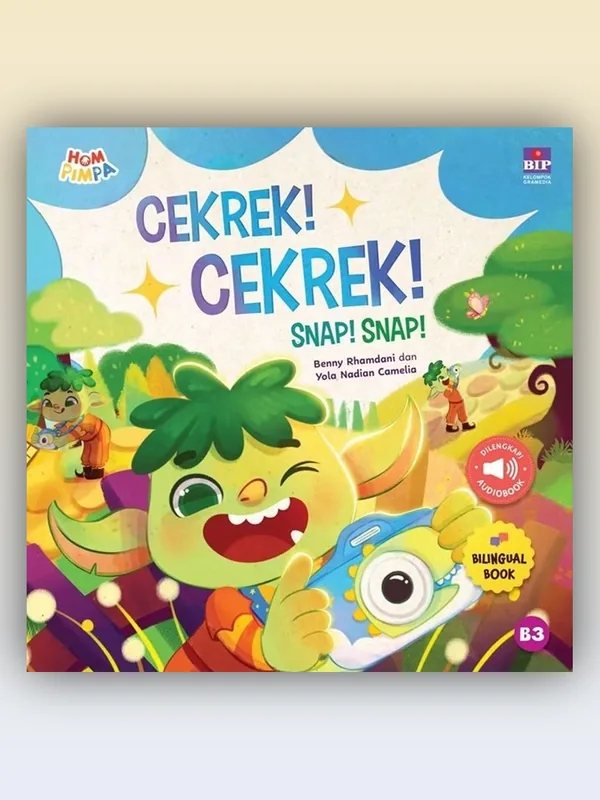 Sampul buku Cekrek! Cekrek! (Snap! Snap!)