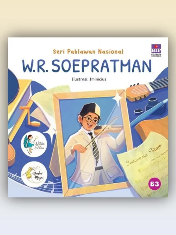 Sampul buku Seri Pahlawan Nasional: WR Soepratman