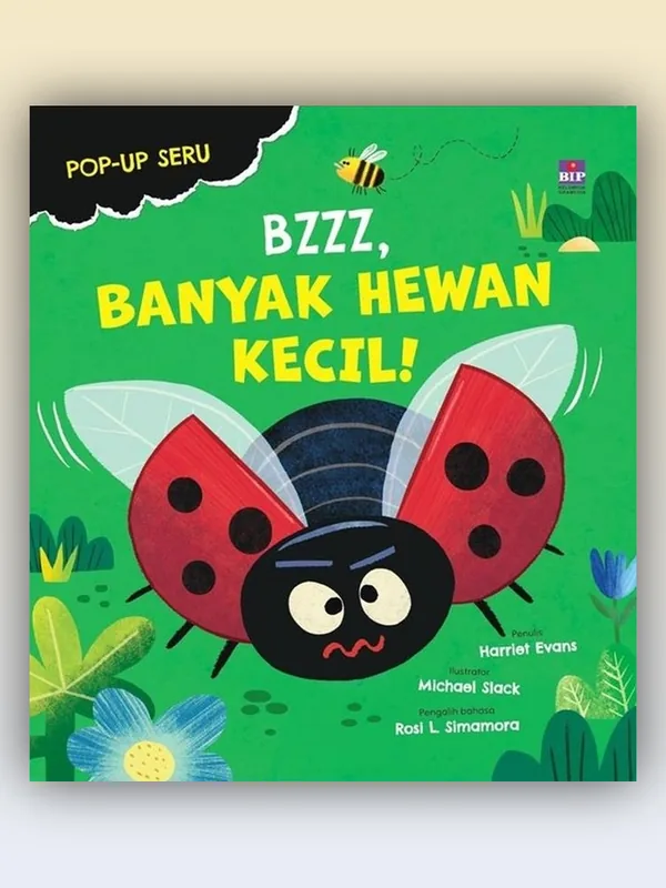 Sampul buku Pop-Up Seru: Bzzz, Banyak Hewan Kecil!