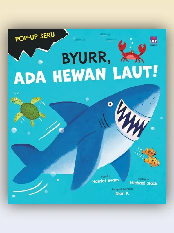 Sampul buku Pop-Up Seru: Byurr, Ada Hewan Laut!