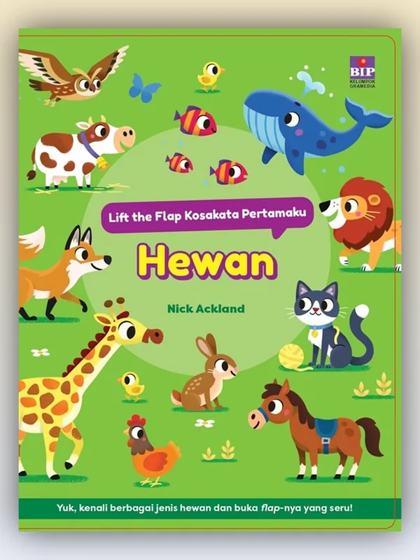 Sampul buku Lift the Flap Kosakata Pertamaku: Hewan