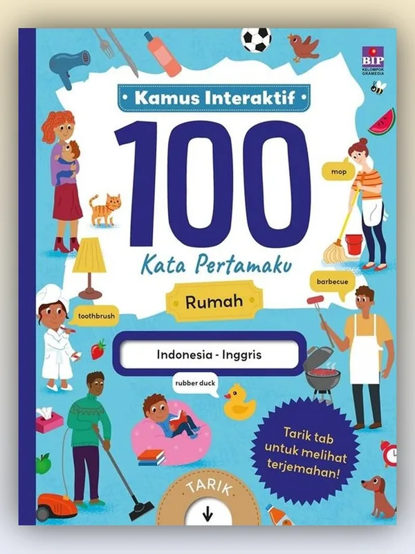 Sampul buku Kamus Interaktif 100 Kata Pertamaku: Rumah