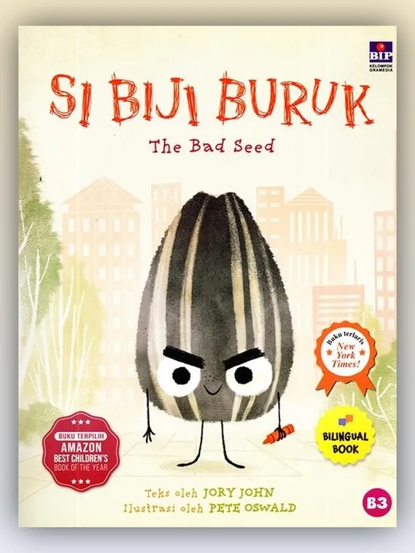 Sampul buku Si Biji Buruk