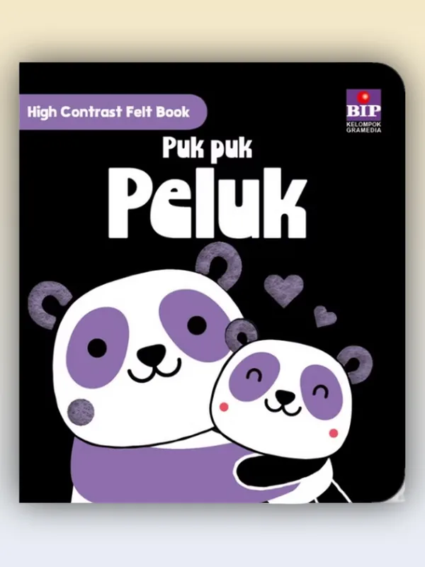 Sampul buku High Contrast Felt Book: Puk Puk Peluk