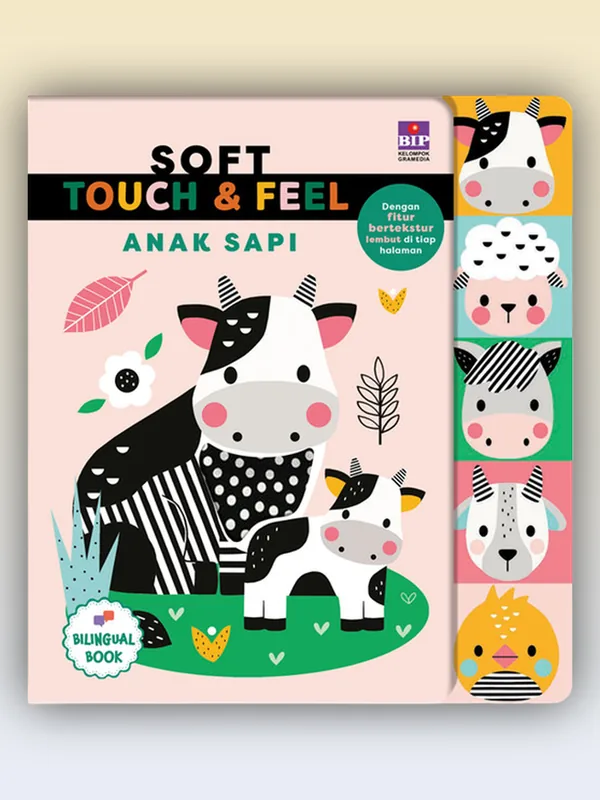 Sampul buku Soft Touch & Feel: Anak Sapi