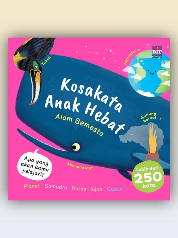 Sampul buku Kosakata Anak Hebat: Alam Semesta