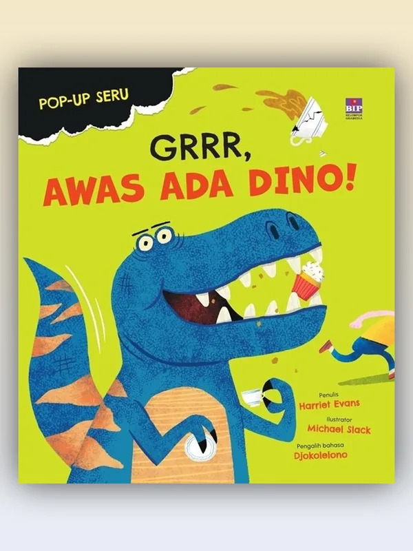 Sampul buku Pop-Up Seru: Grrr, Awas Ada Dino!