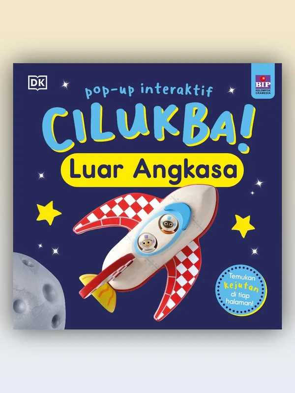 Sampul buku Pop-Up Interaktif Cilukba!: Luar Angkasa