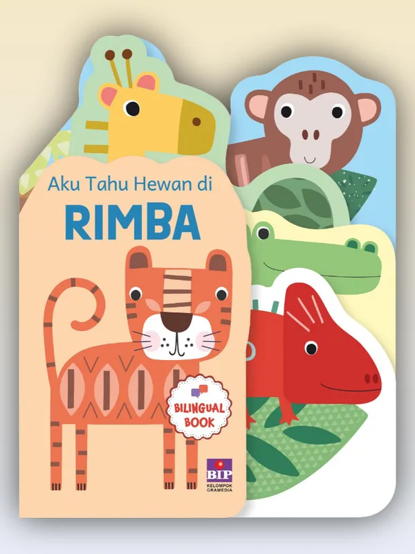 Sampul buku Aku Tahu Hewan di Rimba
