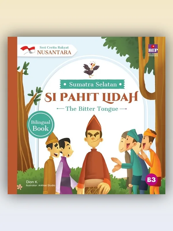 Sampul buku Seri Cerita Rakyat Nusantara Sumatera Selatan: Si Pahit Lidah