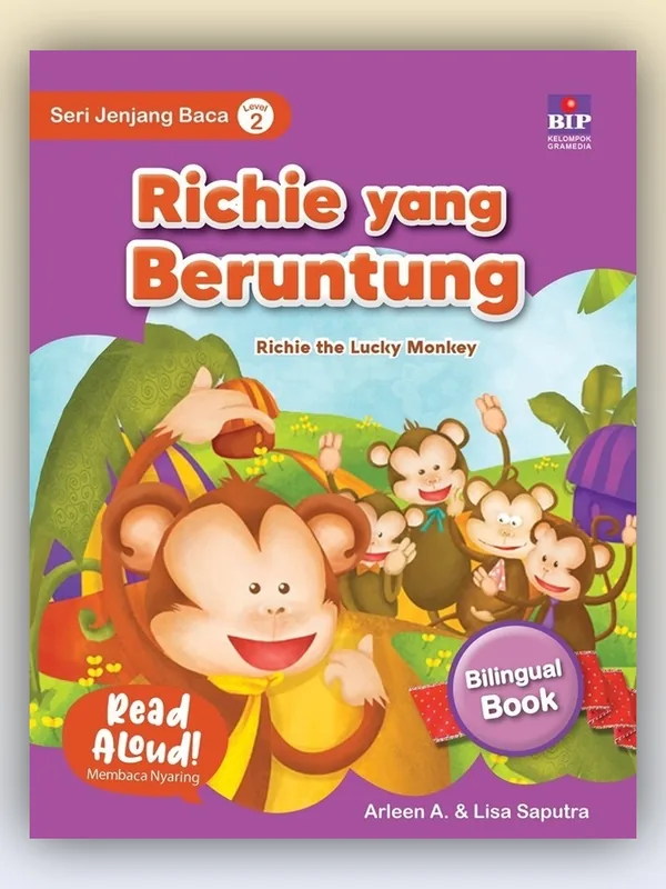 Sampul buku Seri Jenjang Baca: Richie yang Beruntung