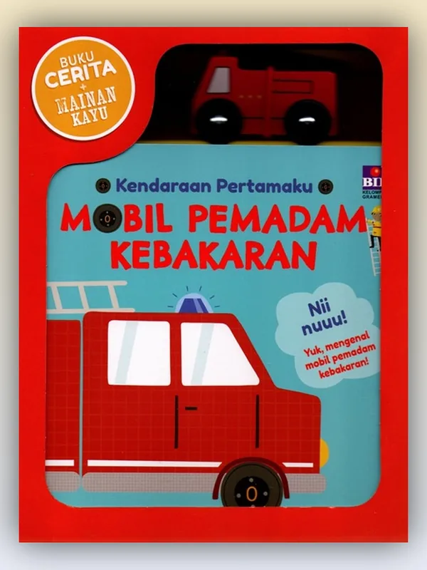Sampul buku Kendaraan Pertamaku: Mobil Pemadam Kebakaran