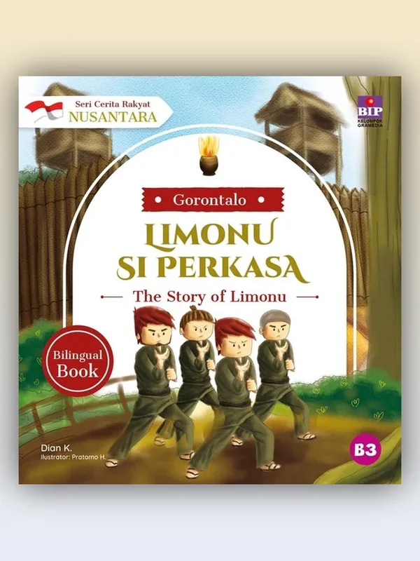 Sampul buku Seri Cerita Rakyat Nusantara Gorontalo: Limonu Si Perkasa