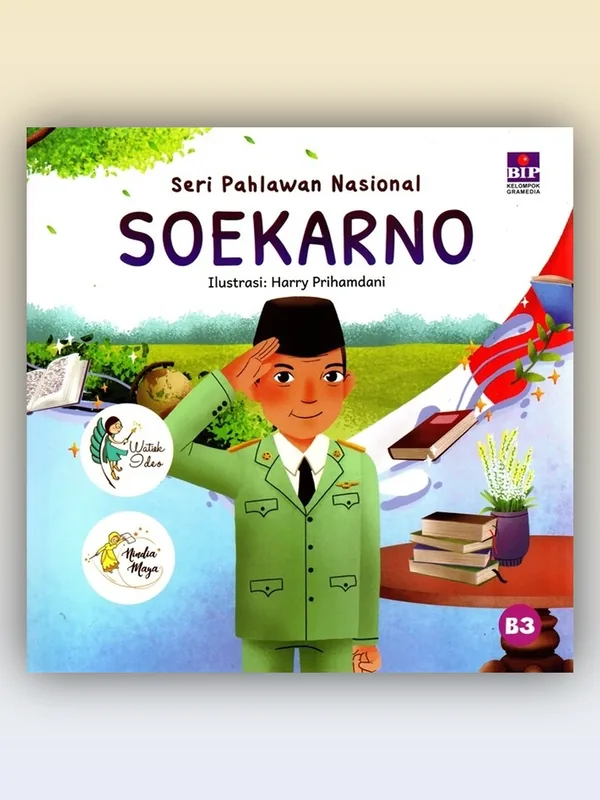 Sampul buku Seri Pahlawan Nasional: Soekarno