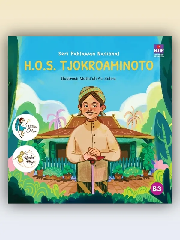 Sampul buku Seri Pahlawan Nasional: H.O.S. Tjokroaminoto