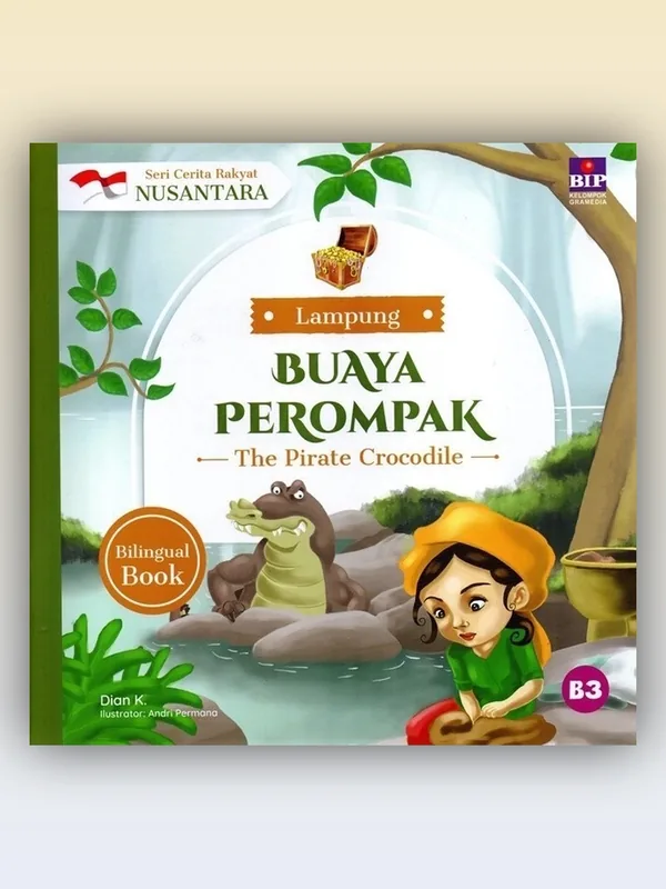Sampul buku Seri Cerita Rakyat Nusantara : Lampung - Buaya Perompak