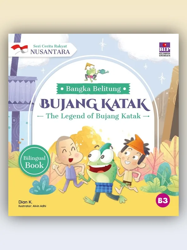 Sampul buku Seri Cerita Rakyat Nusantara Bangka Belitung: Bujang Katak