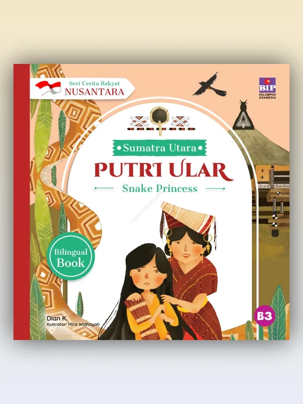 Sampul buku Seri Cerita Rakyat Nusantara Sumatra Utara: Putri Ular