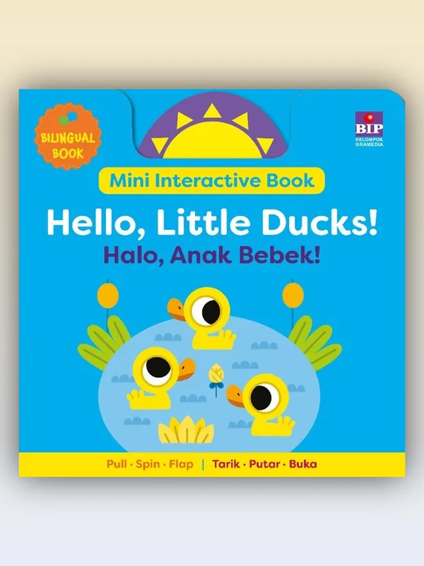 Sampul buku Mini Interactive Book: Hello, Little Ducks!